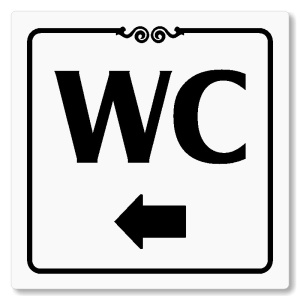 WC vlevo, 118x118mm, bílá, Texas
